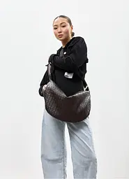 Жіноча сумка Sambag Bag-glove коричнева 50 х 28 х 5 см (53400068)