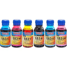 Комплект чорнил WWM Epson E83/B, E83/C, E83/LC, E83/M, E83/LM, E83/Y, 6x100 мл (E83SET-2)