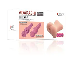 Мастурбатор-вагіна двошаровий Kokos Adarashi -1 Double Layer doggy-style - мініатюра 9