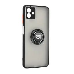 Чехол ArmorStandart Frosted Matte Ring для Samsung A04 (A045) Black