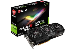 Відеокарта GeForce GTX 1080 Ti 11GB MSI Gaming X Trio (GTX 1080 Ti GAMING X TRIO) Б/В