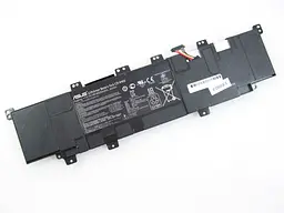 Акумулятор для ноутбука Asus X402 C31-X402, 4000 mAh (44Wh), 4cell, 11.1V, Li-Pol, чорний - мініатюра 2