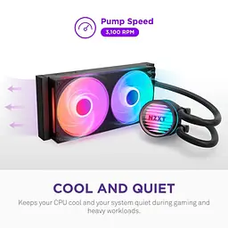СВО NZXT Kraken Core 240 Black RGB (RL-KR24C-B1) - мініатюра 7