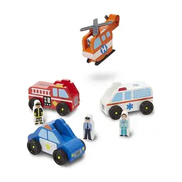 Ігровий набір Melissa & Doug Дерев'яний аварійний набір Транспорт (MD19285)