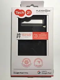 Оригінальний протиударний чохол Tech21 Evo Check для Google Pixel 7 Pro Smokey Black (T21-9550) - мініатюра 7