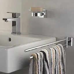 Мильниця з тримачем Grohe QuickFix Start Cube 41096000, Хром - мініатюра 6