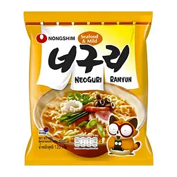 Локшина рамен Nongshim Neoguri Ramyun Seafood & Mild зі смаком морепродуктів 120 г