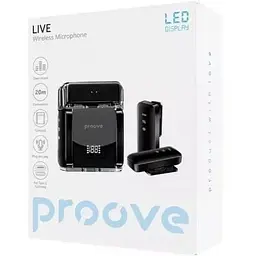 Мікрофон-петличка Proove Live чорний (PLWM00012101) PLWM00012101 - мініатюра 2