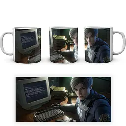Кухоль GeekLand Resident Evil Оселя Зла Леон RE 002.15 330 мл білий - мініатюра 4