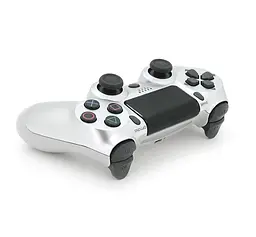 Геймпад джойстик DoubleShock Wireless PS4 Double Motor Vibration DUALSHOCK 4 Silver-White - мініатюра 1