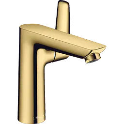 Змішувач Hansgrohe Talis E 150 для умивальника з донним клапаном Polished Gold Optic 71754990 Золотий