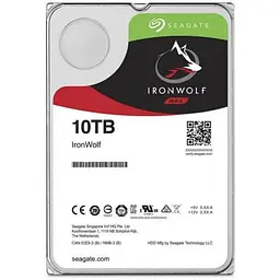 Накопичувач HDD SATA 10.0TB Seagate IronWolf NAS 7200rpm 256MB (ST10000VN000)
