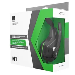 Навушники Gemix N1 Black-Green Gaming - мініатюра 5