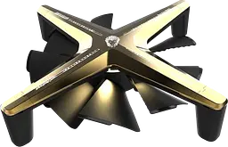 Вентилятор Alseye X12 Golden WK Push ARGB Black (AS.04.03.0024) - мініатюра 2