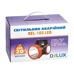 Ліхтар Delux REL-103 20 LED 10W (90018289) - мініатюра 4