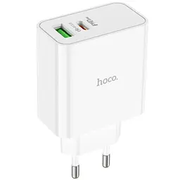 МЗП C113A Awesome PD65W (1USB-A/1C) White Hoco teh0029631