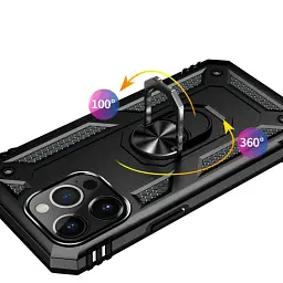 Панель BeCover Military для Apple iPhone 13 Pro Black (707104) - мініатюра 3