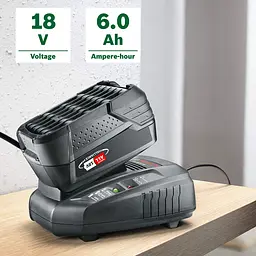 Акумулятор PBA 18В 6А·год 0.7кг Bosch hoz0014377 - мініатюра 3