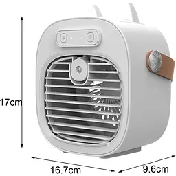 Портативний вентилятор Epik F12 White [137264] - мініатюра 2