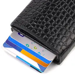 Шкіряний картхолдер Canpellini 6,5х9х2 см acs0025898 - мініатюра 4