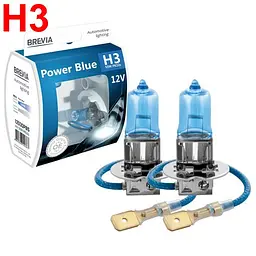 Автолампа галогенна Power Blue H3 12V 55W 4200K 2 шт (12030PBS)