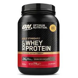 Сироватковий протеїн Optimum Nutrition Gold Standard 100% Whey EU, 775 грам - Подвійний шоколад
