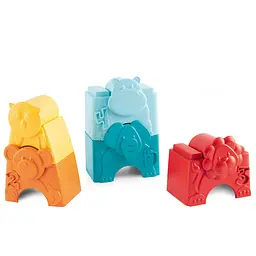 Іграшка-піраміда 2 в 1 Chicco Eco+ Зоовежа (11570.00) - мініатюра 3