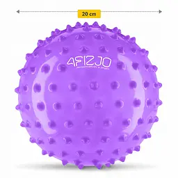 М'яч для пілатесу, йоги, реабілітації 4FIZJO 20 см (масажний) Violet (P-5905973406086) - мініатюра 5