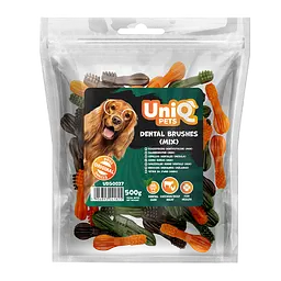 Ласощі для очищення зубів собак UniQ PETS DENTAL Зубні щітки (мікс), 500 г - мініатюра 2