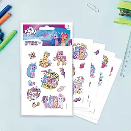 Набір дитячих тимчасових татуювань "My Little Pony" 200438, 4 аркуші - мініатюра 2