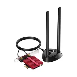 Адаптер WiFi 7 Cudy WE9300S BE9300 PCI Express тридіапазонний з Bluetooth 5.4 (73-00599) - мініатюра 1