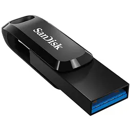 USB флеш накопичувач SanDisk 512GB Ultra Dual Go Black USB/Type-C (SDDDC3-512G-G46) - мініатюра 3
