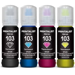 Чорнило Printalist Epson L3100/3110/3150 4 × 70 г B/C/M/Y (PL103SET)