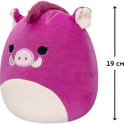Уцінка. М'яка іграшка Squishmallows Кабанчик Дженна 19 см (SQCR04127) - мініатюра 4