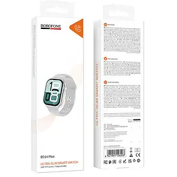 Смарт-годинник Borofone BD14 Plus Smart sports watch (call version) Silver - мініатюра 4