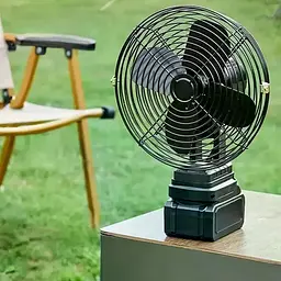 Акумуляторний вентилятор Lithium Electric Fan 48V чорний - мініатюра 3