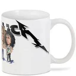 Кухоль GeekLand Metallica Металіка CP 03.318 330 мл білий - мініатюра 2