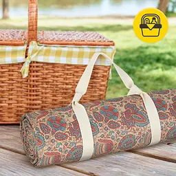 Килимок для пікніка та кемпінгу 4FIZJO 200 x 150 см складний (P-5905973405720) - мініатюра 9