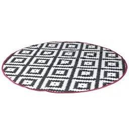 Килимок для пікніка Bo-Camp Falconwood Round Black/White (4271100) - мініатюра 2