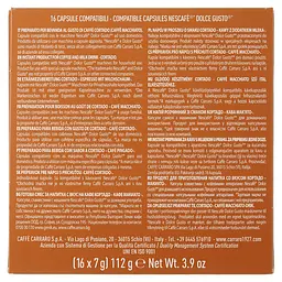 Кава в капсулах Carraro Dolce Gusto Cortado, 16 капсул - мініатюра 3