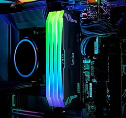 Модуль пам'яті Lexar DDR5 32GB (2X16) Ares 6800MHz RGB Black (LD5U16G68C34LA-RGD) - мініатюра 5
