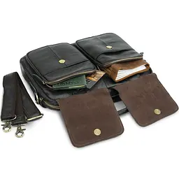 Чоловіча шкіряна сумка Vintage 36х26х6,5 см sum0012563 - мініатюра 6