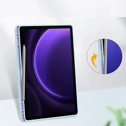 Чохол-книжка BeCover Soft Edge з кріпленням для стілусу для Samsung Galaxy Tab S9 SM-X710/SM-X716 /S9 FE (710441) - мініатюра 5