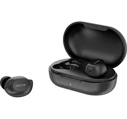 Бездротові навушники QCY T9 TWS Earphone Black - мініатюра 3
