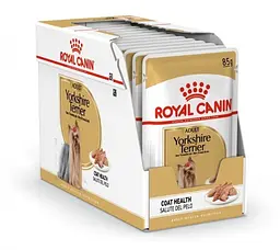 Упаковка вологого корму Royal Canin Yorkshire Adult паштет 12 шт по 85 г (9003579001448)