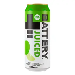 Напій енергетичний Battery Juiced Sour Apple безалкогольний соковий середньогазованний 0.5 л - мініатюра 2