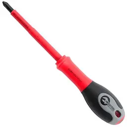 Викрутка діелектрична хрестоподібна хрестова Intertool PH0 х 60 мм VT-3210