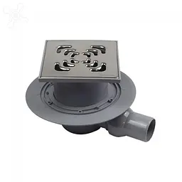 Трап для душу Pestan Confluo Square-1 боковий 15x15 см 30412