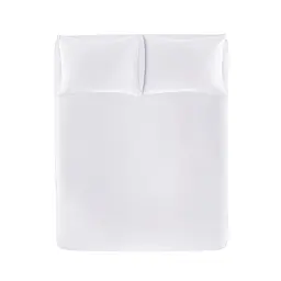 Простирадло на резинці з наволочками Penelope - Lia white білий 160x200+50x70 (2)