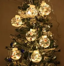 Гірлянда Xmas Мікс 4 види 200L W-1 Copper curtain ball lamp W білий 3M*1.5M (47655-8076_248) - мініатюра 4